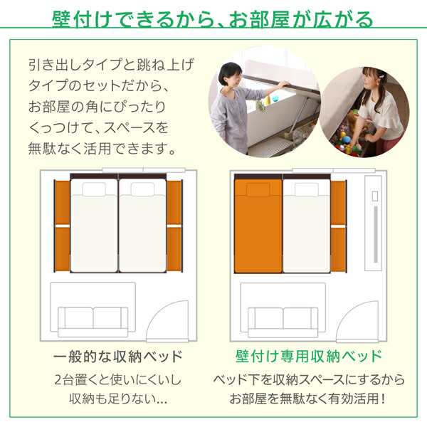 フレームカラー:ダークブラウン】お客様組立 コンパクトに壁付けできる