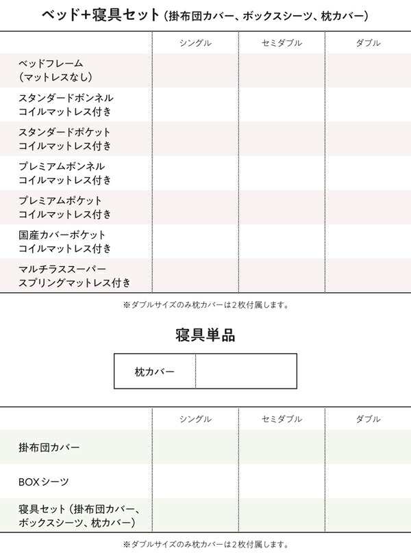 セットで決める 棚・コンセント付本格ホテルライクベッド スタンダード