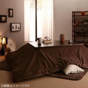 【こたつ布団カラー:サイレントブラック】こたつ布団セット 裏プレミアム毛布付き モダンストライプこたつカバー＆防ダニこたつ布団シリーズ こたつ布団3点セット(掛・敷布団＋布団カバー) 正方形(75×75cm)天板対応の通販は 10,578円