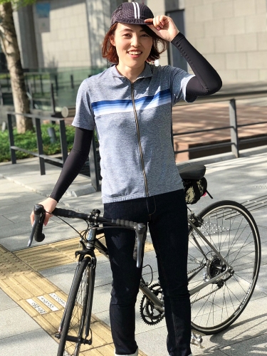 Kapelmuur カペルミュール 半袖メランジジャージ ボーダーグラデーション ネイビー Kphs111の通販はau Pay マーケット 大杉走輪