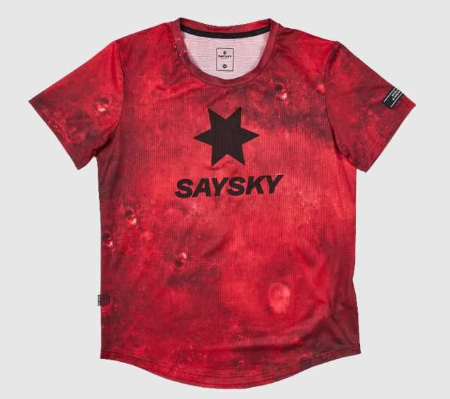 SAYSKY/セイスカイ ランニングTシャツ MARS COMBAT T-SHIRT - MARS RED