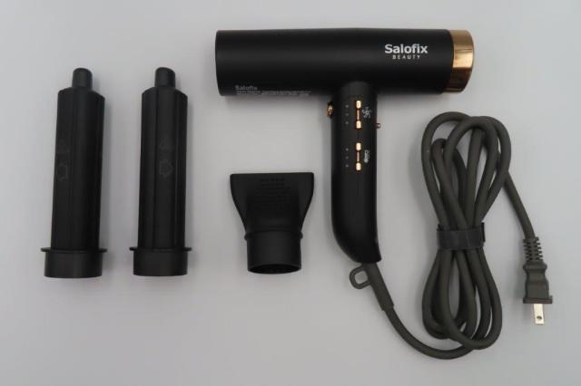 【Salofix Beauty ヘアドライヤー＆カーラー ブラック・ゴールド】の通販は