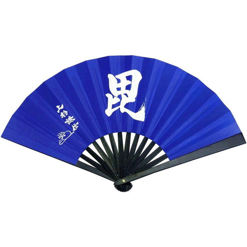 【鉄扇8寸/上杉謙信 金家紋入 TS-謙信(全長24cm)】_1