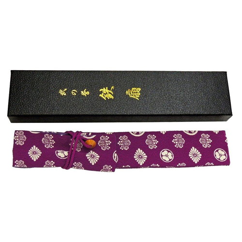 【鉄扇8寸/直江兼続 金家紋入 TS-直江(全長24cm)】_2