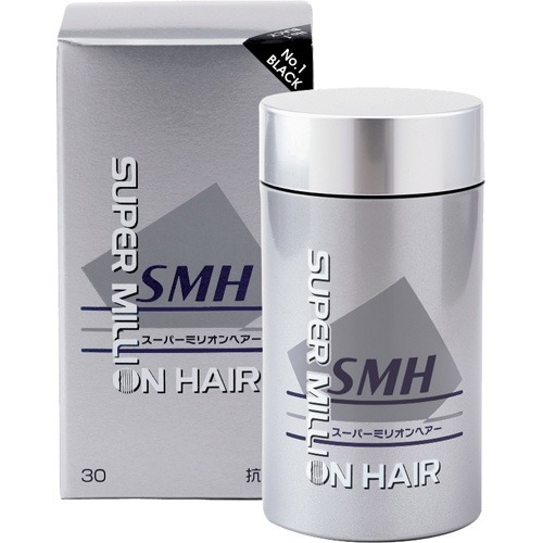 【4個セット まとめ買い スーパーミリオンヘアー No.1 ブラック 30g】髪の毛 薄毛 ヘアミスト ヘアーミスト