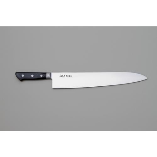 【正広作 日本鋼口金付包丁 牛刀 330mm 13015】