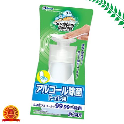 スクラビングバブル 除菌剤 プッシュタイプ アルコール除菌 トイレ用 本体 300ml 代引選択不可 の通販はau Pay マーケット いい肌発信 美 サイエンス