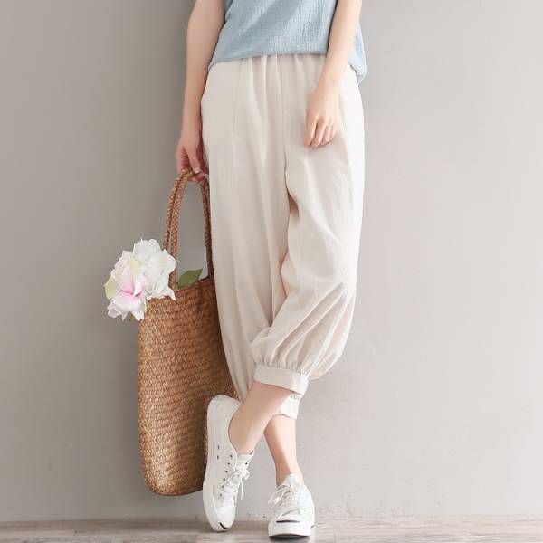 18 レディース サルエルパンツ ガウチョパンツボトムス 涼しいズボンゴムウエスト 大きいサイズ Hs173の通販はau Pay マーケット Hawaiian Eagle