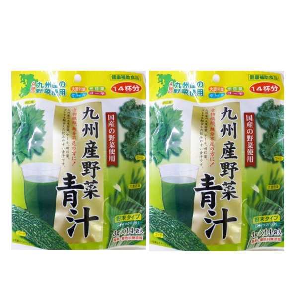 【メール便送料無料】 芙蓉薬品 九州産野菜青汁 42g×2袋 ポッキリ!セット 【野菜汁、野菜ジュース、国産、国内産】|au PAY マーケット