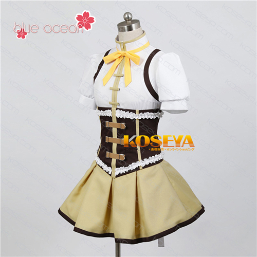 魔法少女 まどか☆マギカ 巴 マミ（ともえ まみ） コスプレ衣装 ウィッグ コスチューム コミケイベント 変装 魔法少女 まどか☆マギカ 巴 マミ ともえ まみ 風 コスプレ衣装