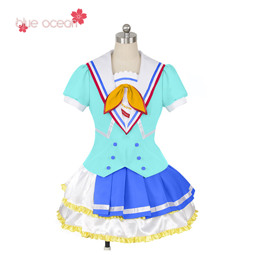 渡辺曜　コスプレ　青空Jumping Heart 青ジャン Amazon.co.jp: [ZHUANG] ラブライブ!サンシャイン!! 渡辺曜 青空
