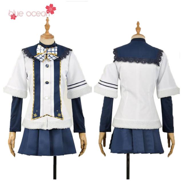 lovelive sunshine aqours 優しいことライブ! 太陽光線!! アクア クリスマス 小原 鞠莉 風 コスプレ御召しもの  cosplay 円光