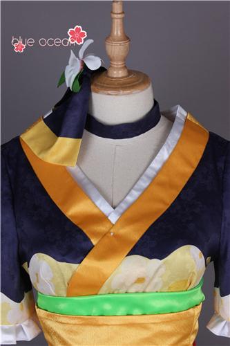 LoveLive!Sunshine!! ラブライブ！サンシャイン！！MY舞☆TONIGHT 高海 千歌 たかみ ちか 和服 風 コスプレ衣装 cosplay ハロウィン_3