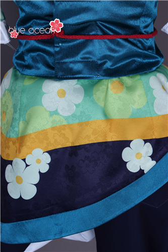 LoveLive!Sunshine!! ラブライブ！サンシャイン！！MY舞☆TONIGHT 松浦 果南 まつうら かなん 和服 風 コスプレ衣装 cosplay ハロウィン_4