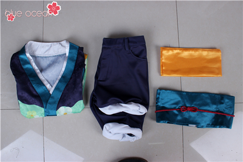 LoveLive!Sunshine!! ラブライブ！サンシャイン！！MY舞☆TONIGHT 松浦 果南 まつうら かなん 和服 風 コスプレ衣装 cosplay ハロウィン_5