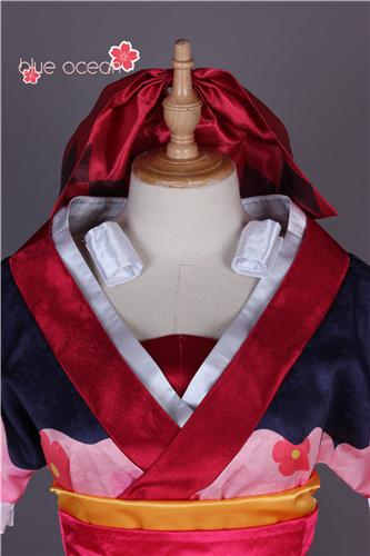 LoveLive!Sunshine!! ラブライブ！サンシャイン！！MY舞☆TONIGHT 黒澤ダイヤ 和服 風 コスプレ衣装 cosplay ハロウィン_4