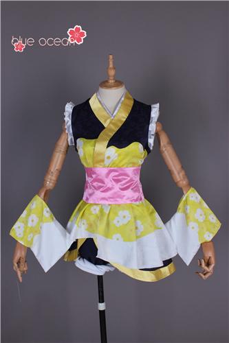LoveLive!Sunshine!! ラブライブ サンシャイン MY舞☆TONIGHT 国木田 花丸 くにきだ はなまる 和服 風 コスプレ衣装 cosplay ハロウィン_3