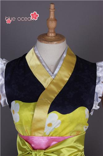 LoveLive!Sunshine!! ラブライブ サンシャイン MY舞☆TONIGHT 国木田 花丸 くにきだ はなまる 和服 風 コスプレ衣装 cosplay ハロウィン_4