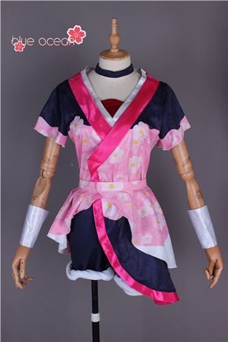 LoveLive!Sunshine!! ラブライブ サンシャイン MY舞☆TONIGHT 黒澤 ルビィ くろさわ るびぃ 和服 風 コスプレ衣装 cosplay ハロウィン_3