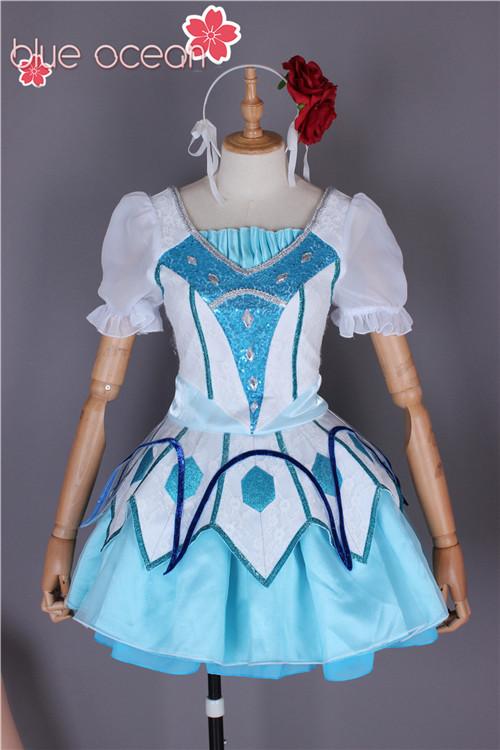 WATER BLUE NEW WORLD　黒澤ダイヤ　コスプレ衣装 ラブライブ! サンシャイン!! みんな大好き WATER BLUE NEW WORLD