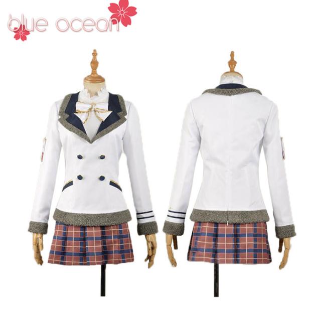 lovelive sunshine aqours 優しいことライブ! 太陽光線!! アクア クリスマス 黒澤時刻表 風 コスプレ御召しもの  cosplay ハロウィ