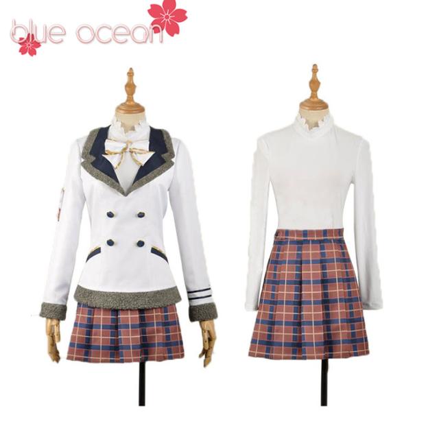 lovelive sunshine aqours 優しいことライブ! 太陽光線!! アクア クリスマス 黒澤時刻表 風 コスプレ御召しもの  cosplay ハロウィ