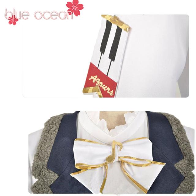 lovelive sunshine aqours 優しいことライブ! 太陽光線!! アクア クリスマス 黒澤時刻表 風 コスプレ御召しもの  cosplay ハロウィ