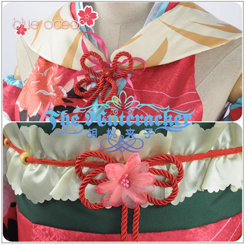 ラブライブ!サンシャイン!! Lovelive　黒澤 ダイヤ 　くろさわ だいや　 正月編 新年活動　コスプレ　用　衣装　和服　コスプレ衣装_4
