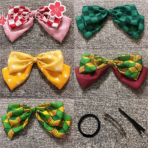 鬼滅の刃 禰豆子 炭治郎 我妻善逸 冨岡義勇 錆兔 煉獄寿郎 胡蝶しのぶ 黒死牟 時透 リボン 大 和装 浴衣 成人式 卒業式 入学の通販はau Pay マーケット Blue Ocean