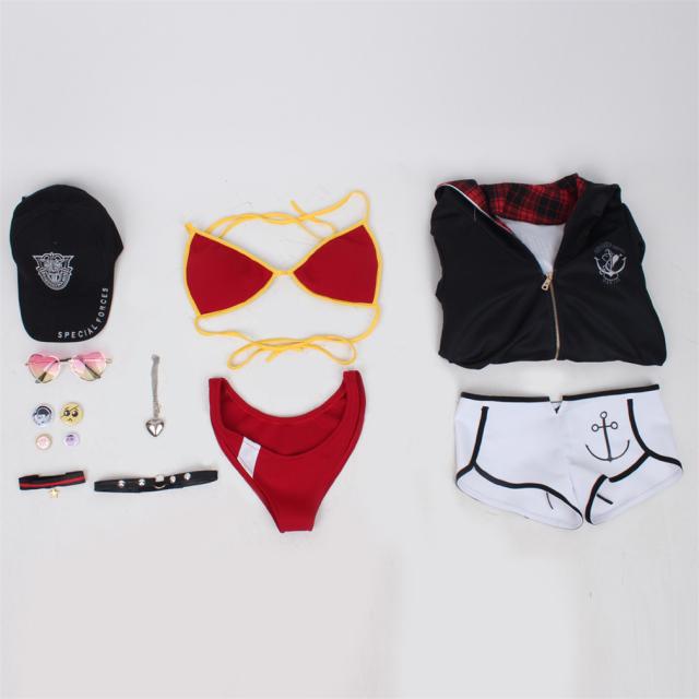 バーチャルアイドル hololive Vtuber 宝鐘マリン 船長 水着 風 コスプレ衣装 仮装 変装 cosplay イベンド コスチューム