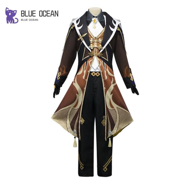 原神 Genshin げんしん 鍾離 モラクス 風 コスプレ衣装 仮装 変装 cosplay イベンド コスチューム