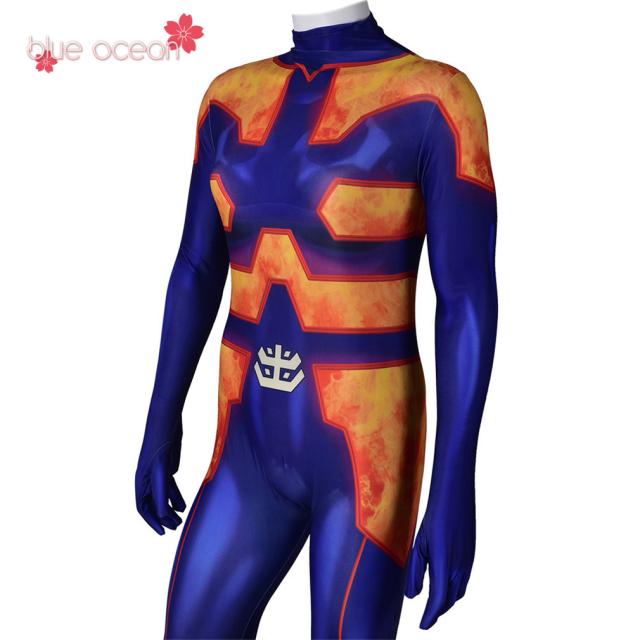 僕のヒーローアカデミア エンデヴァー 轟炎司 とどろきえんじ コス　全身タイツ 連体 着ぐるみ ステージ衣装 弾力と伸縮性あり コスチューム コスプレ衣装　ハロウイン仮装 ハロウインコスの通販は