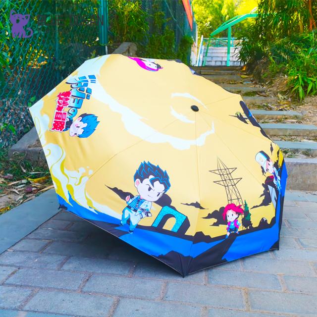 JOJO ジョジョの奇妙な冒険 折り畳み傘 グッズ オシャレ 手動 雨晴れ  