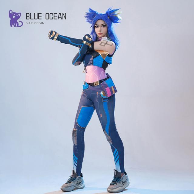 ヴァロラント VALORANT 風 ネオン NEON 風 コスプレ衣装 cosplay コスチューム イベント ハロウィン 仮装_3