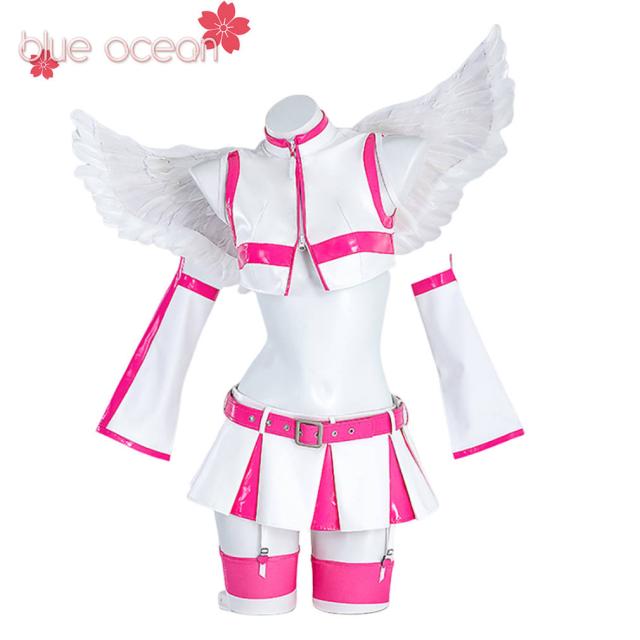 2.5次元の誘惑 リリエル　天乃リリサ　 風 ウィング付き 豪華セット コスプレ衣装 cosplay コスチューム　ハロウィン イベント 仮装　変装　二次元