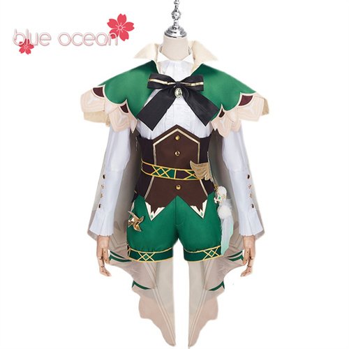 原神project（げんしん） Genshin ウェンティ風 コスプレ衣装 コスチューム 変装 仮装 ハロウィン ト