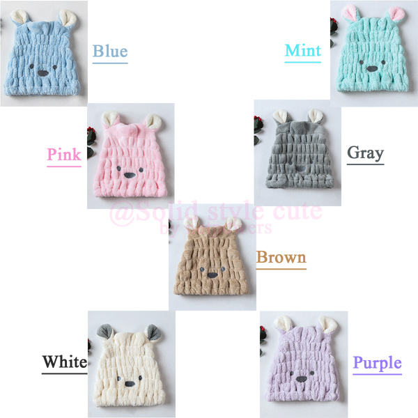 クマさん タオルキャップ 吸水 ヘアドライ タオルターバン ヘアターバン プール スイミング 風呂 バスタイム シャワー 洗顔 くまの通販はau Pay マーケット Solid Style Lab Au Pay マーケット店