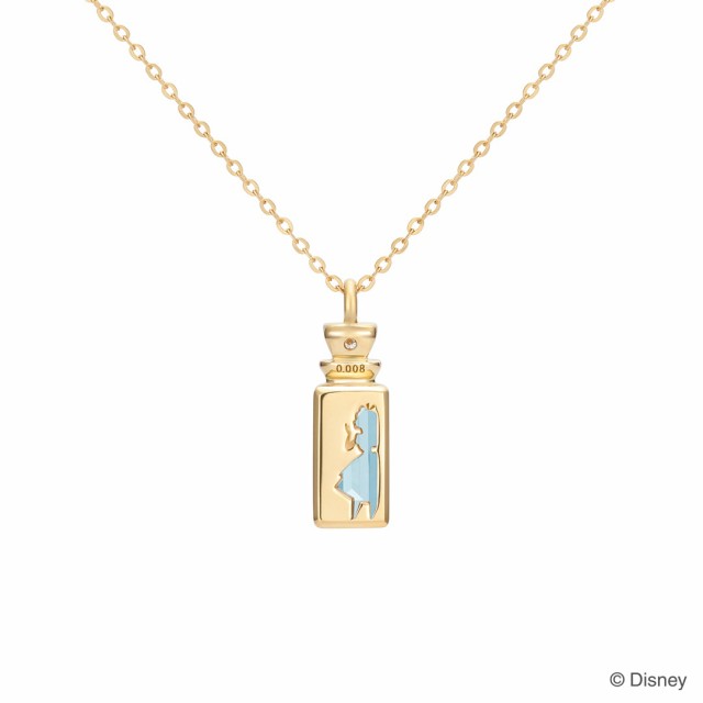 ディズニー ふしぎの国のアリス グッズ ネックレス Little Bottle Disney K18 アクセサリー ジュエリー ケイウノ の通販はau Pay マーケット Giv ギヴ Aupayマーケット店