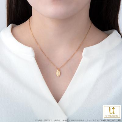 ドラゴンクエスト ダイの大冒険 グッズ アクセサリー パプニカのナイフ ネックレス シルバー(イエローゴールドコーティング) プレゼント_2
