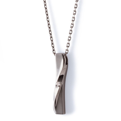 ペアネックレス THE KISS ブランド シルバー ダイヤモンド ネックレス メンズ単品 アクセサリー プレゼント ザキス ザキッス キッス_1