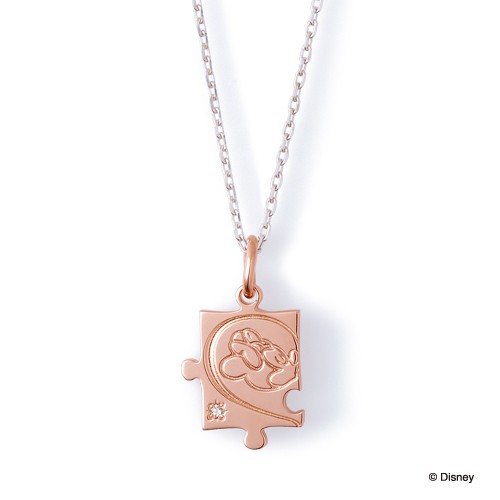 ディズニー ミニーマウス ネックレス レディース 単品 ミッキー ミニー アクセサリー THE KISS ザキス ザキッス カップル プレゼント 20代 30代 彼女 女性 誕生日 記念日 DI-SN1803DM_1
