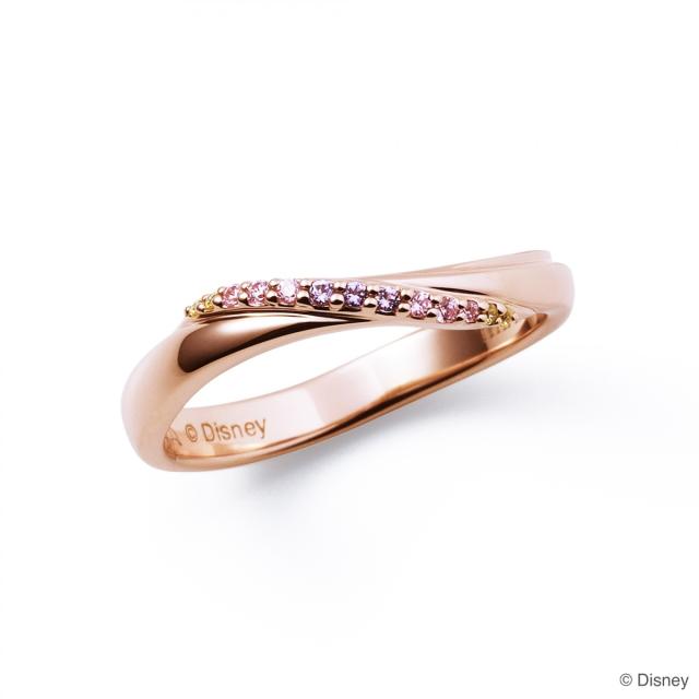 K18ダイナミックバラ（薔薇）デザインゴールドリング 7号 816K2509