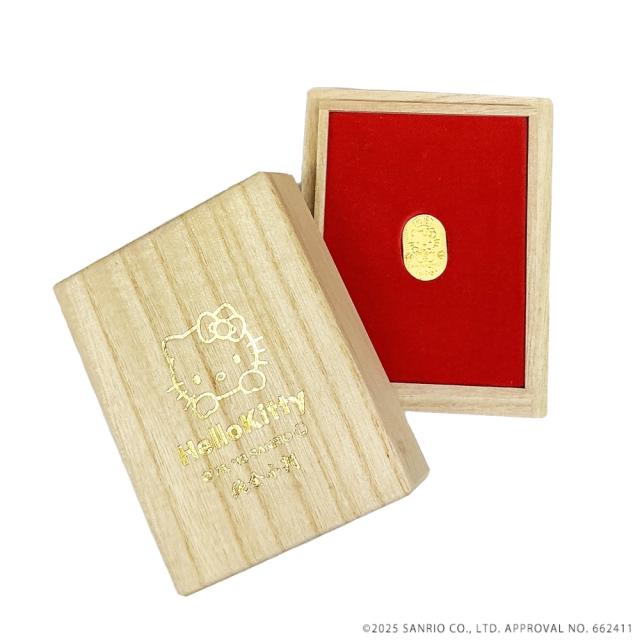 HELLO KITTY ハローキティ 招き猫 ナガホリ 純金小判 総重量5.2g 特製