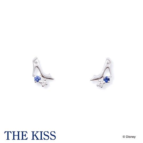 ディズニー シンデレラ ピアス K10ホワイトゴールド 専用BOX付き レディース 女性 アクセサリー ジュエリー THE KISS ザキッス ブランド プレゼント ザキス 人気 20代 30代 40代 大人 誕生日 記念日 ギフト DI-WPE1800SP