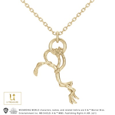 ファンタスティック・ビースト グッズ ネックレス Bowtruckle Necklace K18イエローゴールド ユニセックス プレゼント