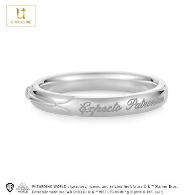 ハリーポッター グッズ リング 指輪 アクセサリー ジュエリー Harry Potter Ring K18ホワイトゴールド ペア ユニセックス プレゼントの通販は