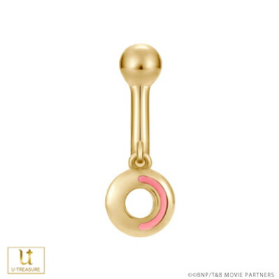 タイガー＆バニー タイバニ グッズ イヤリング 片耳 劇場版 TIGER & BUNNY -The Rising- バーナビーカラーイヤリング K18イエローゴールド  片耳用 レディース 女性 アクセサリー ジュエリー かわいい おしゃれ 女性 娘 彼女 誕生日 記念日 プレゼント ギフトの通販は