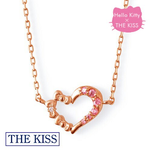 ハローキティ ネックレス HelloKitty ネックレス シルバー レディース 女性 THE KISS ザキッス ザキス コラボ ネックレス 人気 ブランド