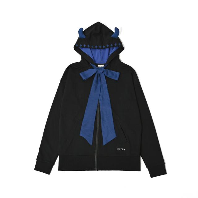 MAYLA マイラ Obey Me! おべいみー！ グッズ 服 オベイミー! アイコニック フーディ Lucifer ルシファー レディース 女性 正規品 新品 公式 Obey Me! 女性服 人気 ブランド プレゼント_1