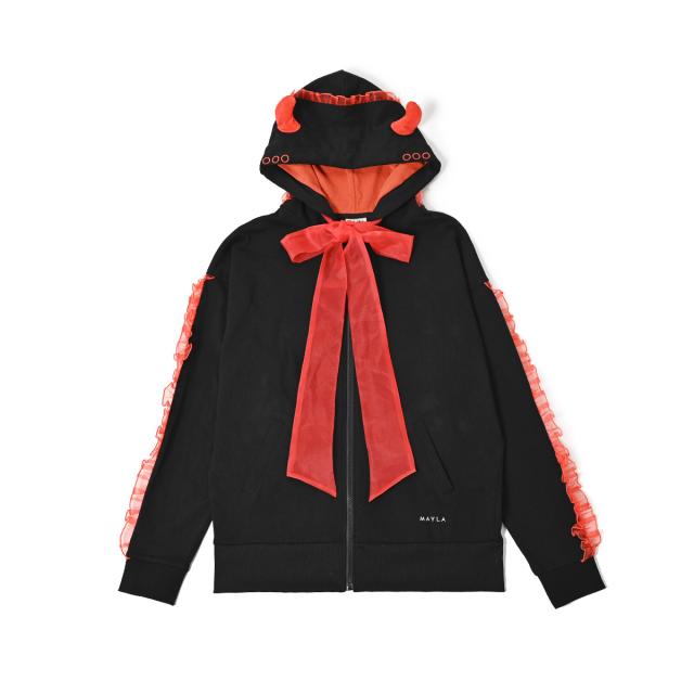 MAYLA マイラ Obey Me! おべいみー！ グッズ 服 オベイミー! アイコニック フーディ Beelzebub ベルゼブブ レディース 女性 正規品 新品 公式 Obey Me! 女性服 人気 ブランド プレゼント_1